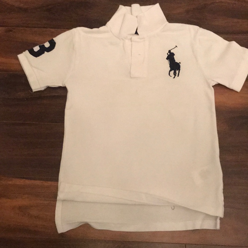 Nice White Ralph Lauren T shirt For Boys